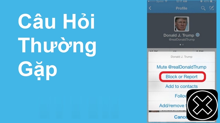 Câu Hỏi Thường Gặp cho chặn tài khoản trên X