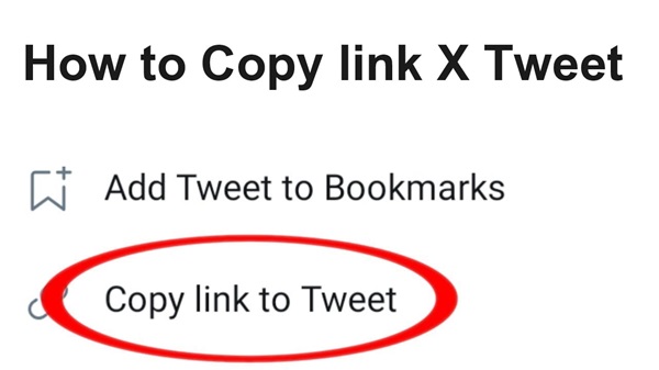 Como copiar um link de vídeo do X (Twitter)